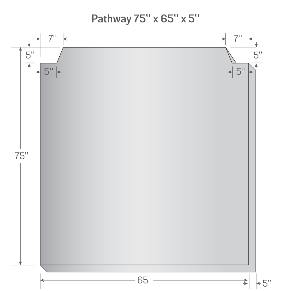 Technical drawing of RoamRest van mattress