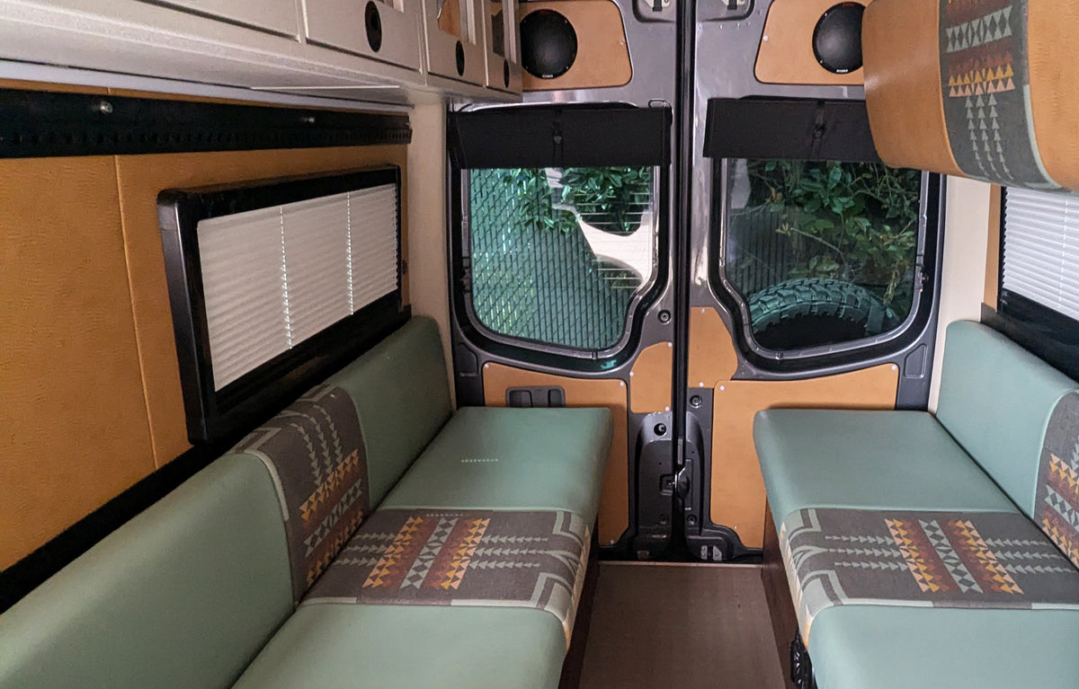 Custom Van featuring Pendleton fabrics