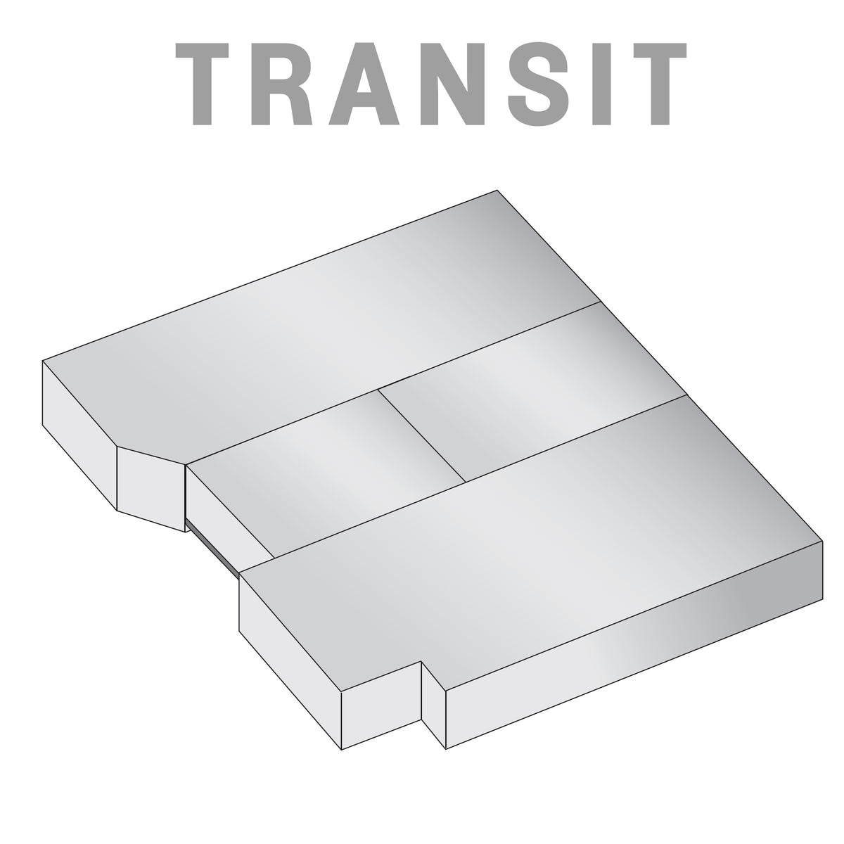 Technical drawing of EKKO Transit mattress