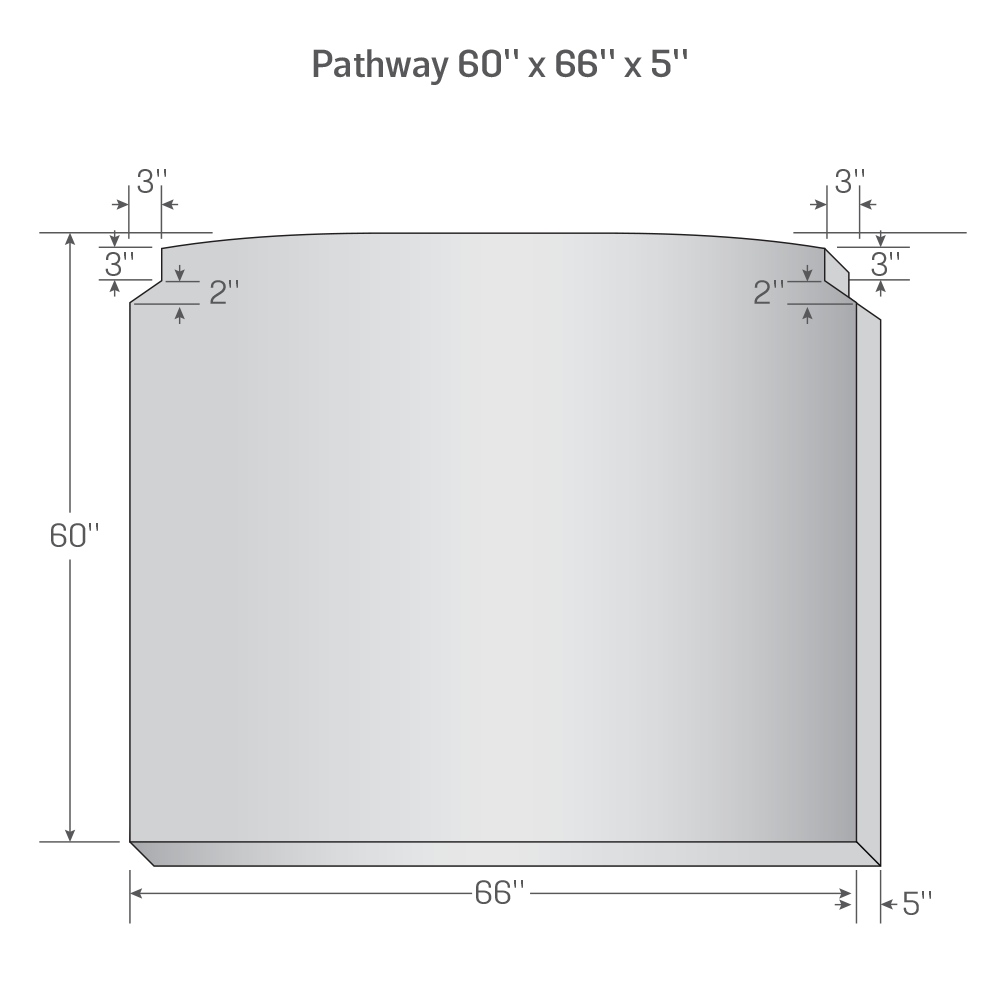 Technical drawing of RoamRest van mattress