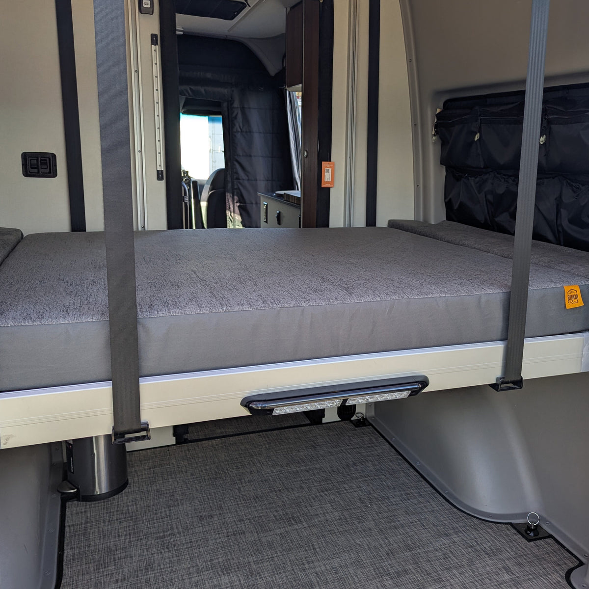Winnebago Revel replacement mattress installed in van