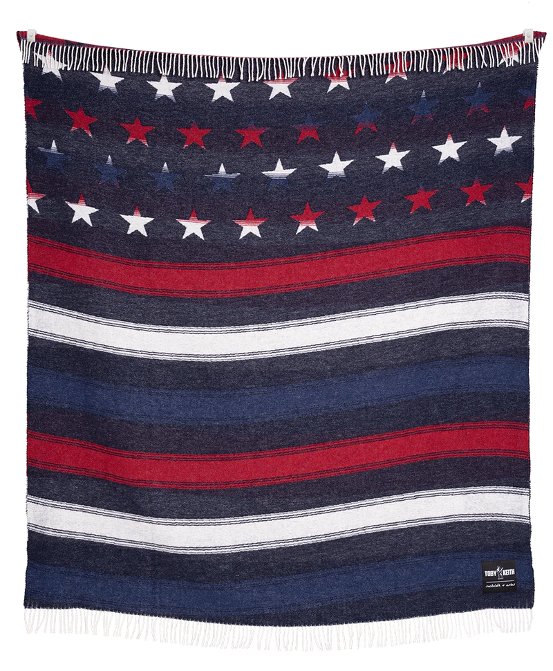 Sackcloth & Ashes Recycled Blanket - Toby Keith - Freedom