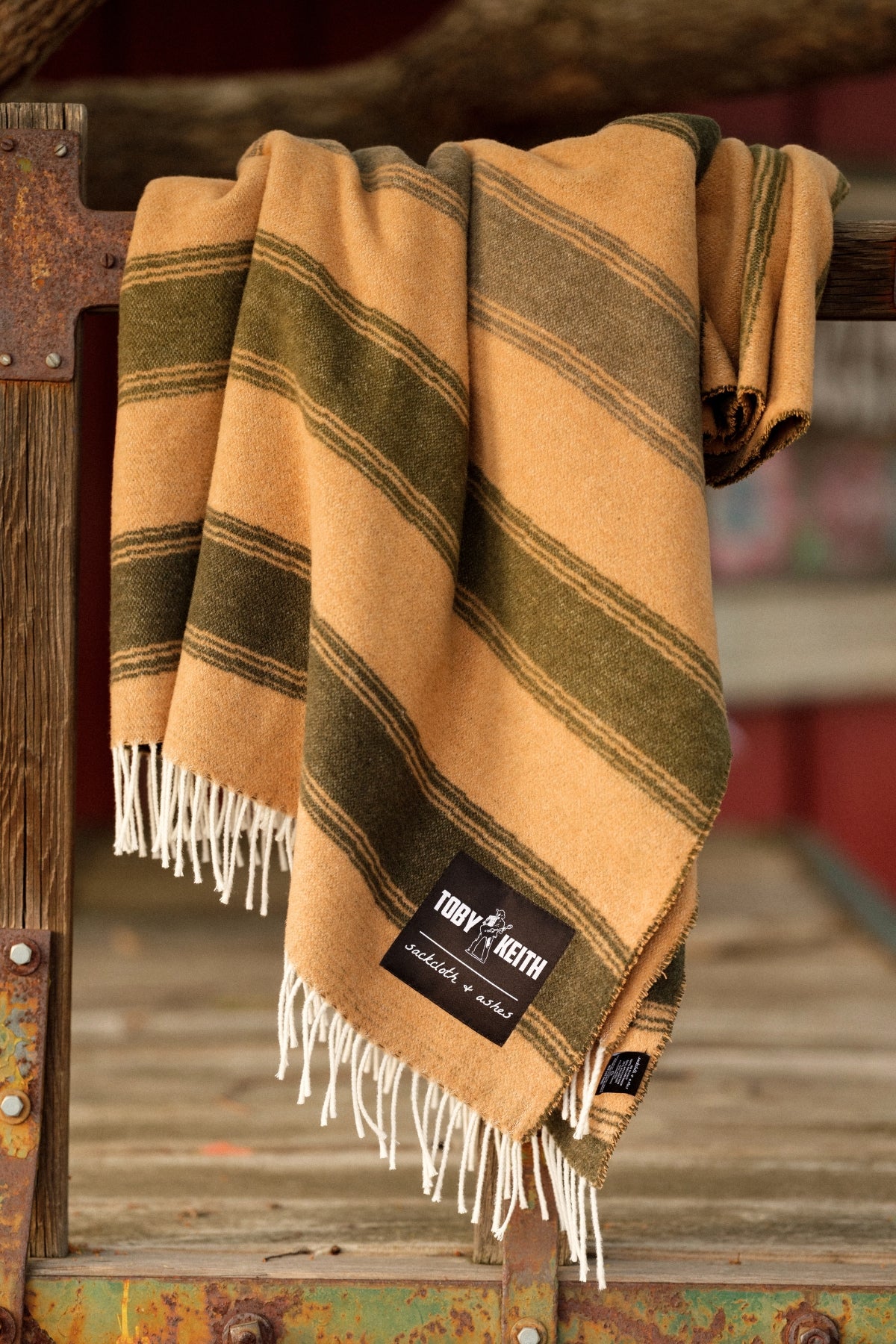 Sackcloth & Ashes Recycled Blanket - Toby Keith - Valor