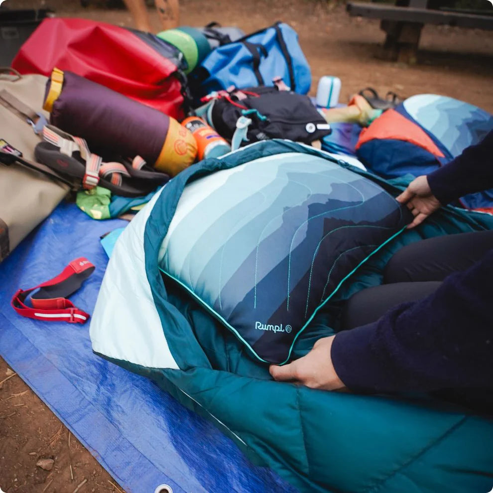 Camping photo of Rumpl pillow