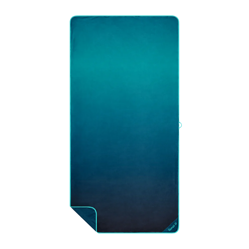 Rumpl tech towel in Ocean Fade