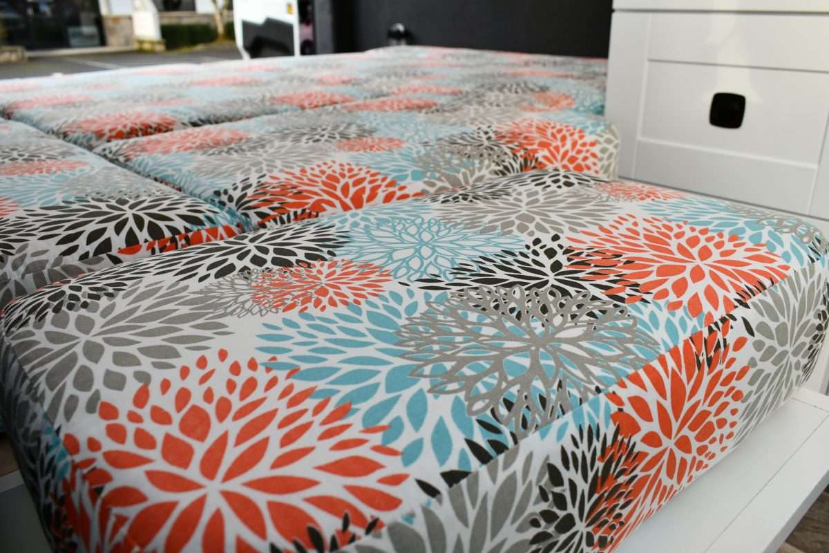 Sprinter Van mattress detail