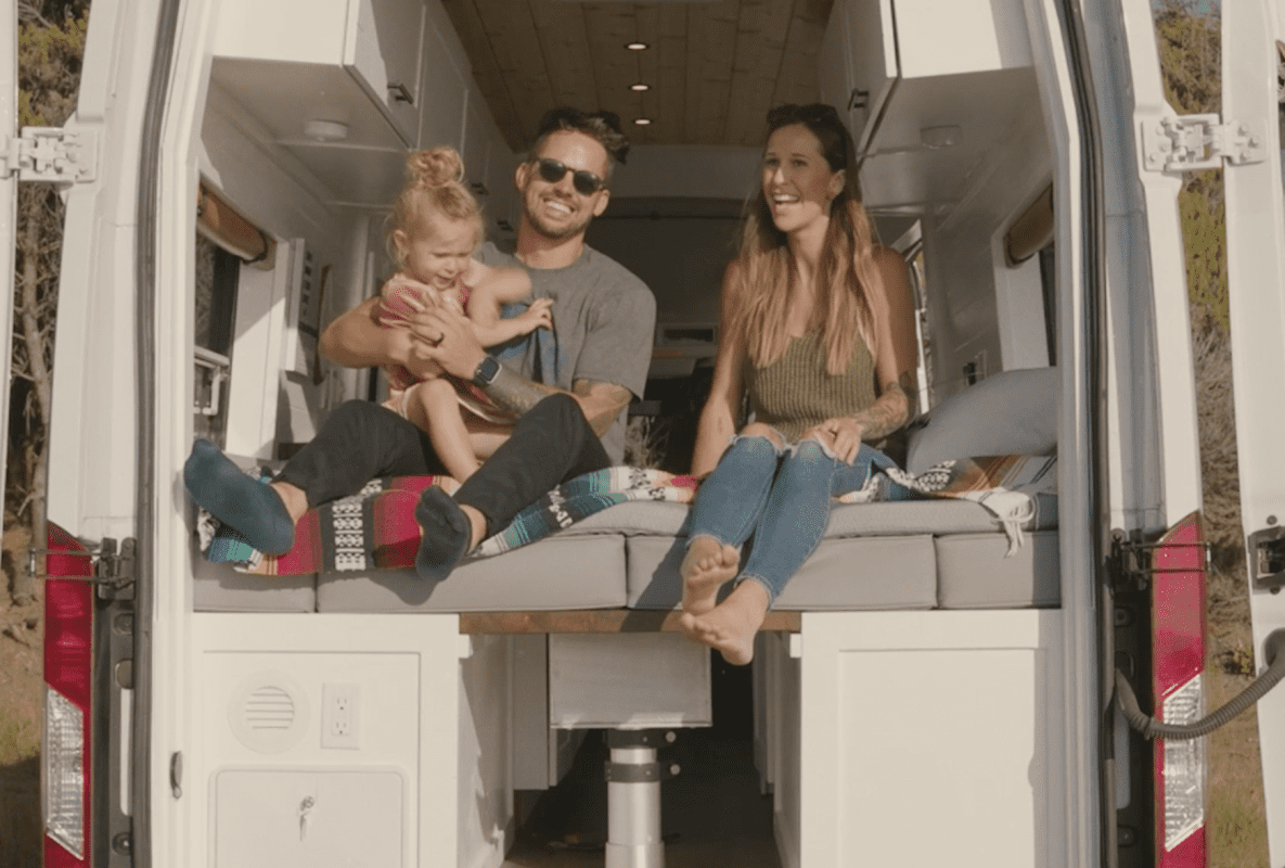 sleeping in van