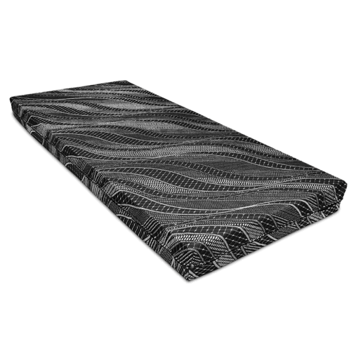Black Patterned Fabric - Full Size Example