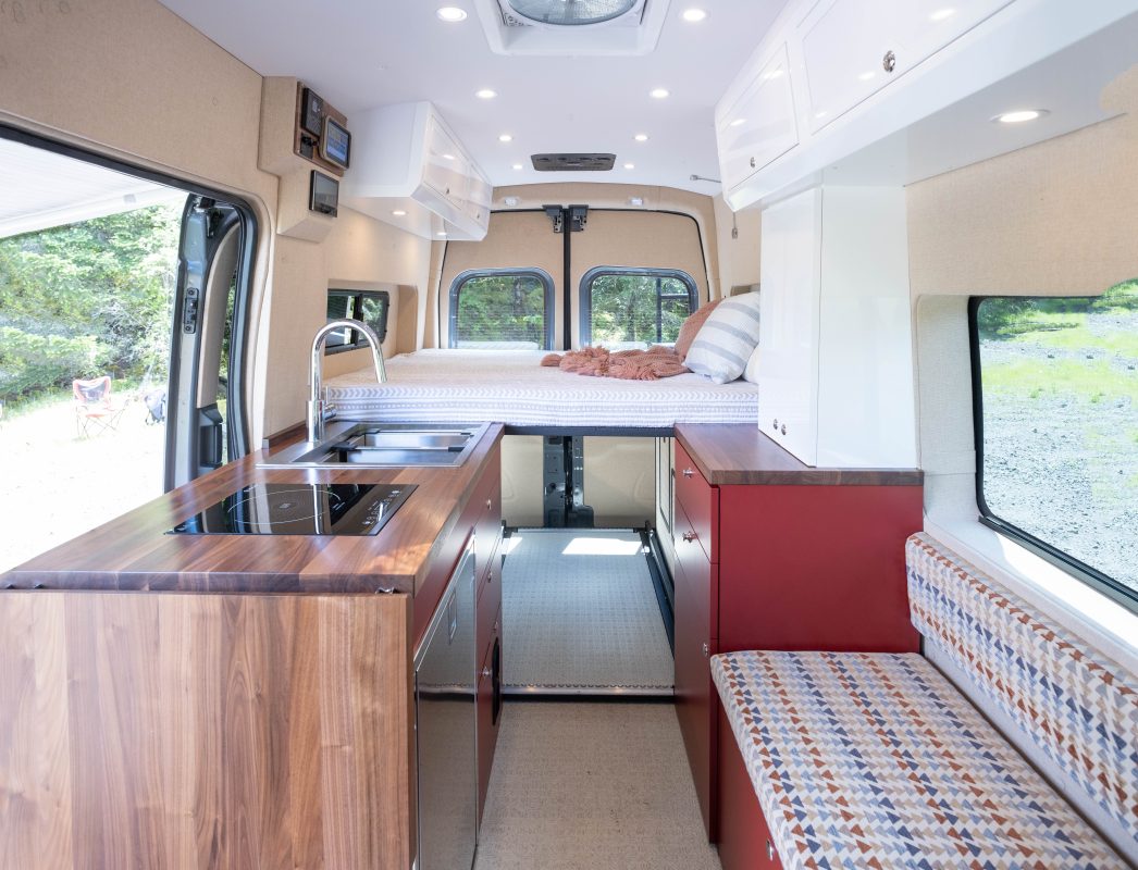 Limitless Van bench seats and mattress