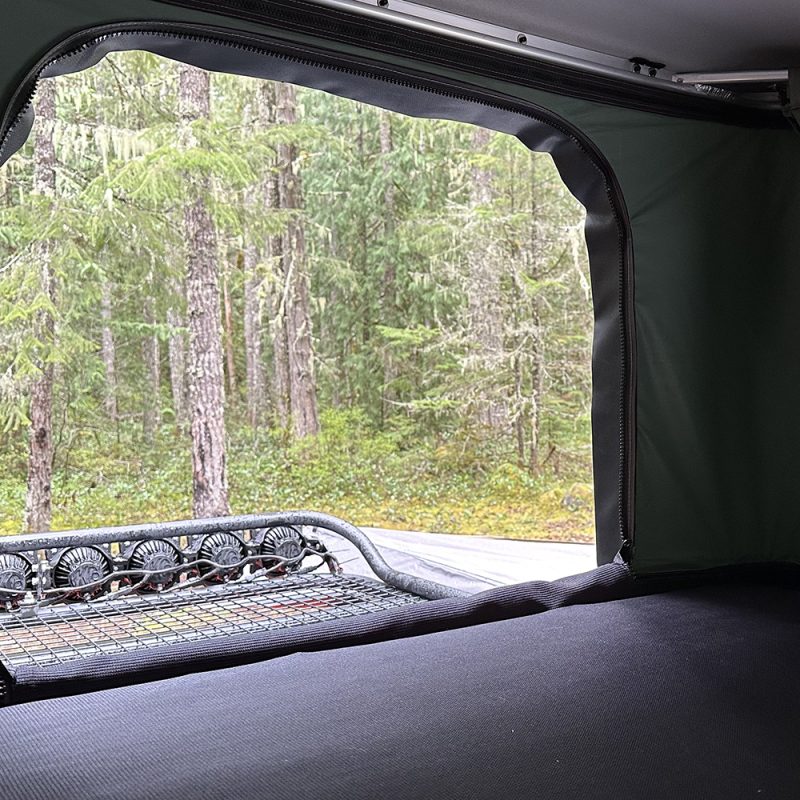 inside overland tent