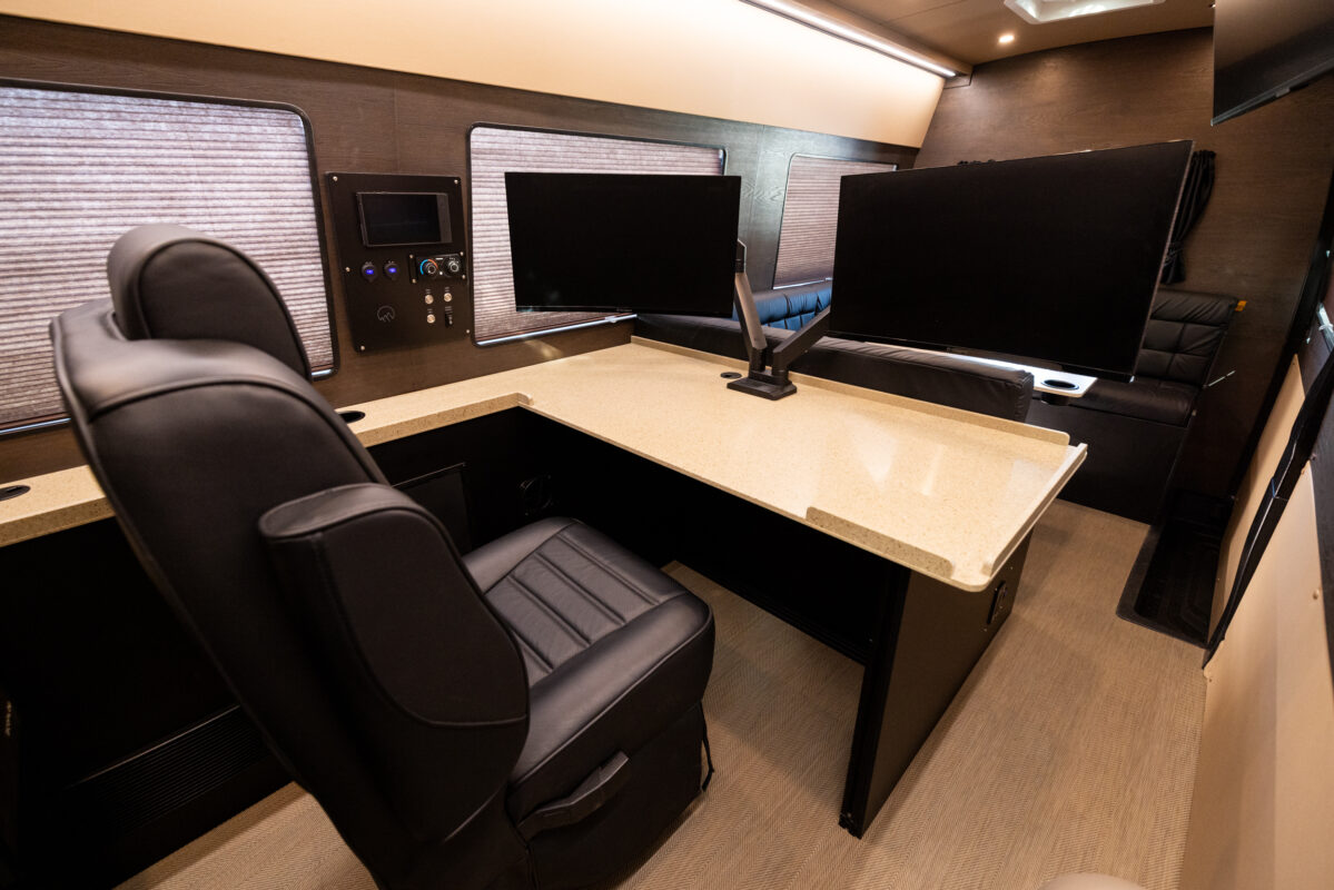 HIghland Vans office seat