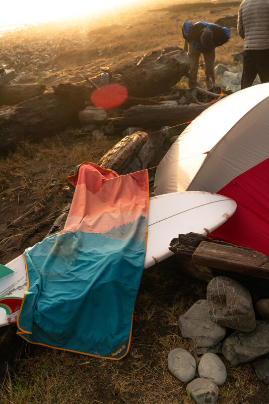 Tech Towel - Rocky Mountain Sunset Fade