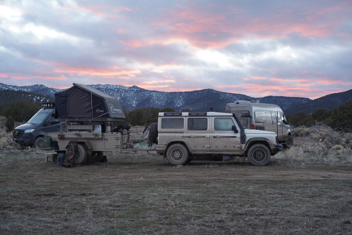 Overland camping